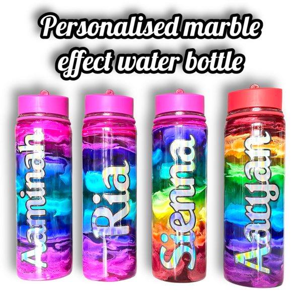 Water bottle - marble