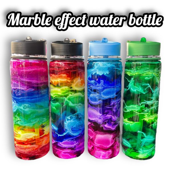 Water bottle - marble